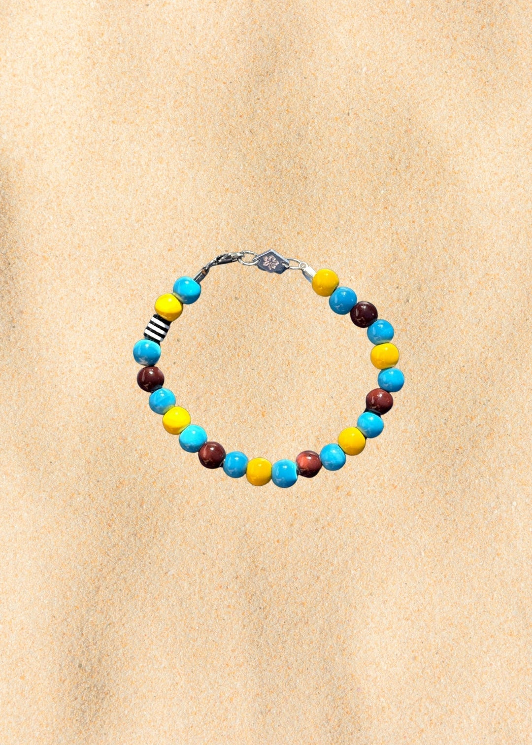 beaded anklet / goldie x briwok