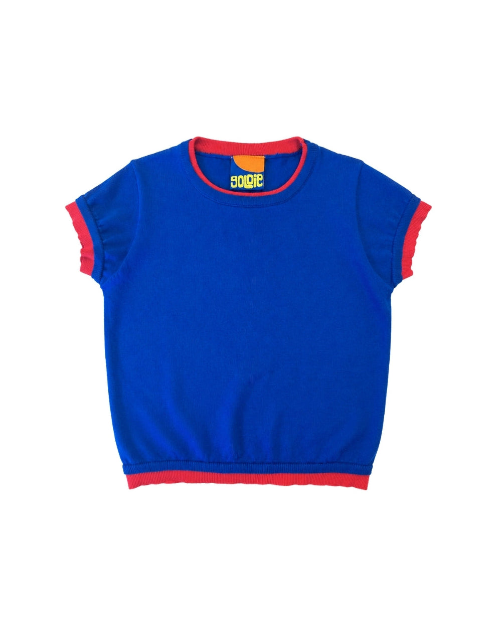 shelly knit tee / blue