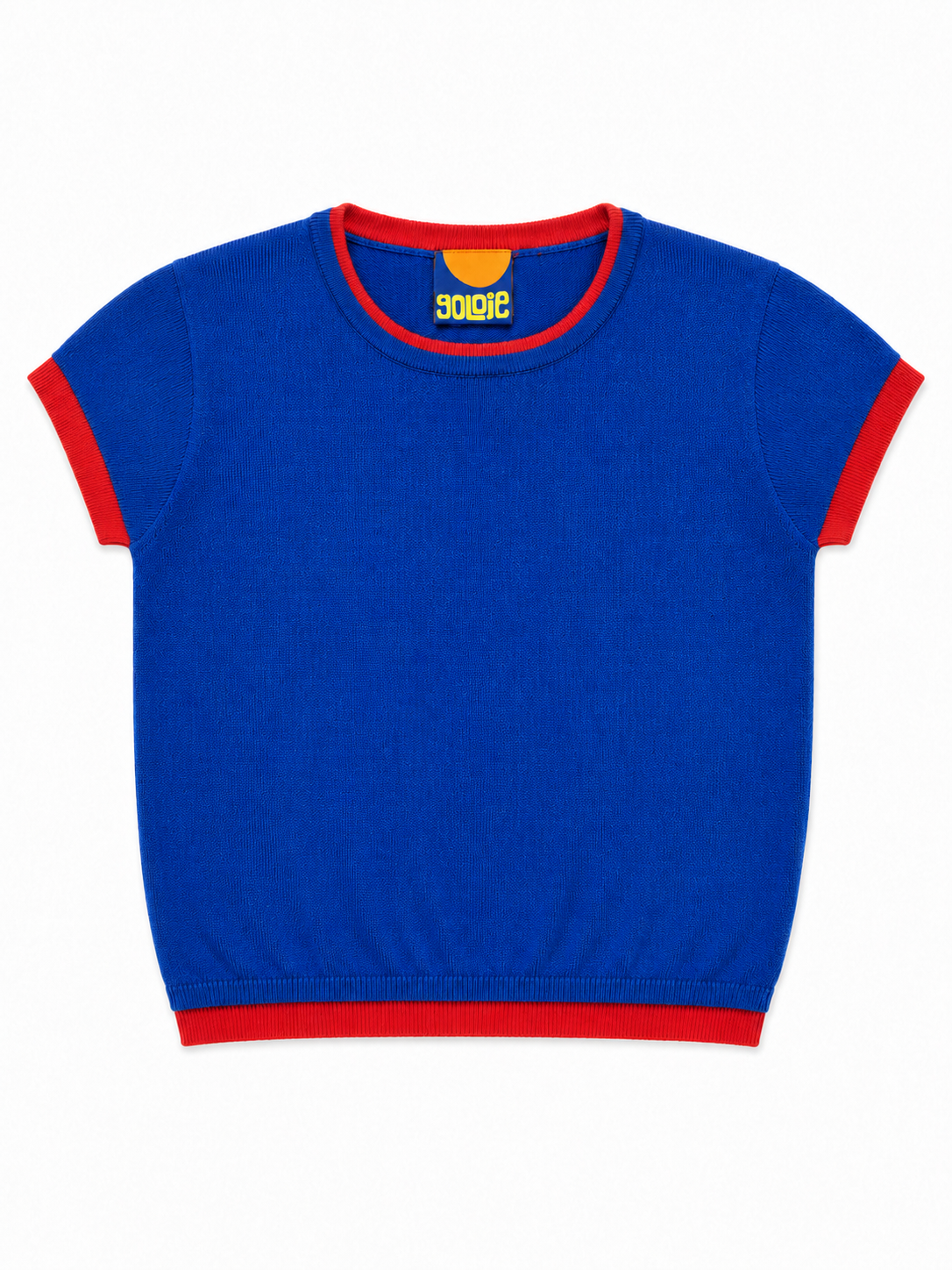 shelly knit tee / blue
