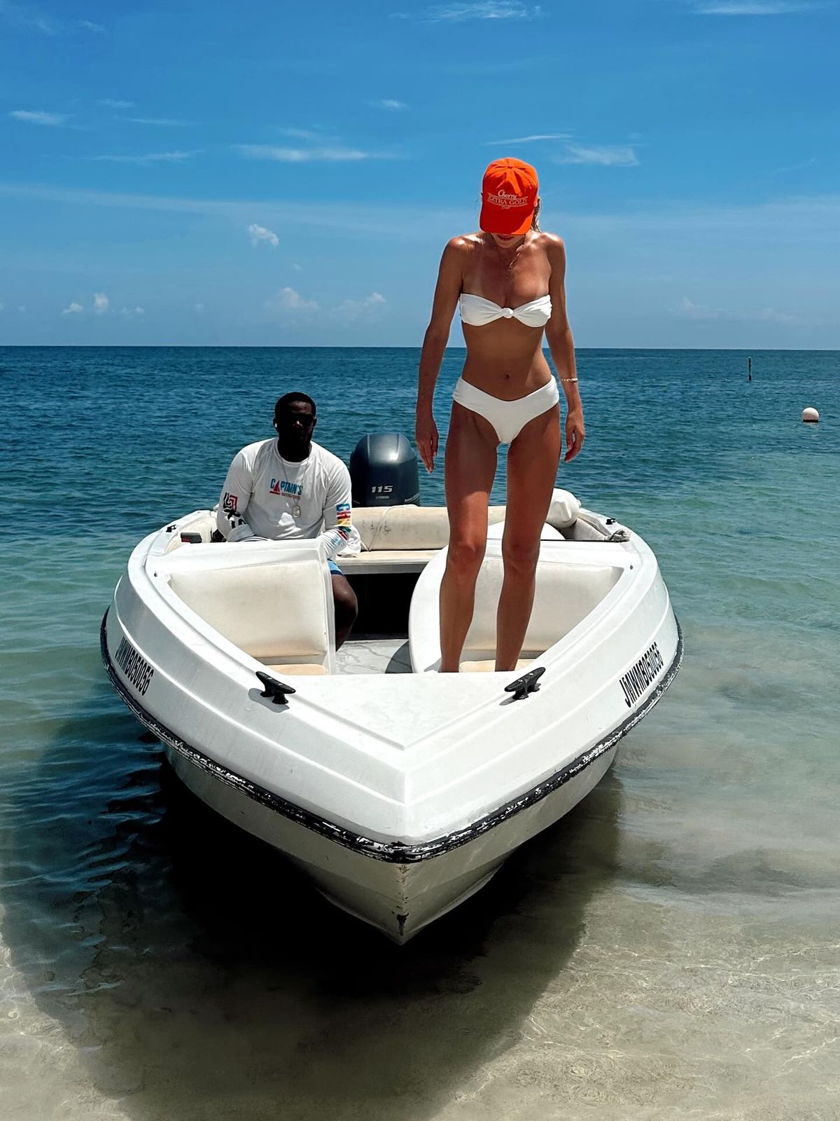 frida bandeau top / white