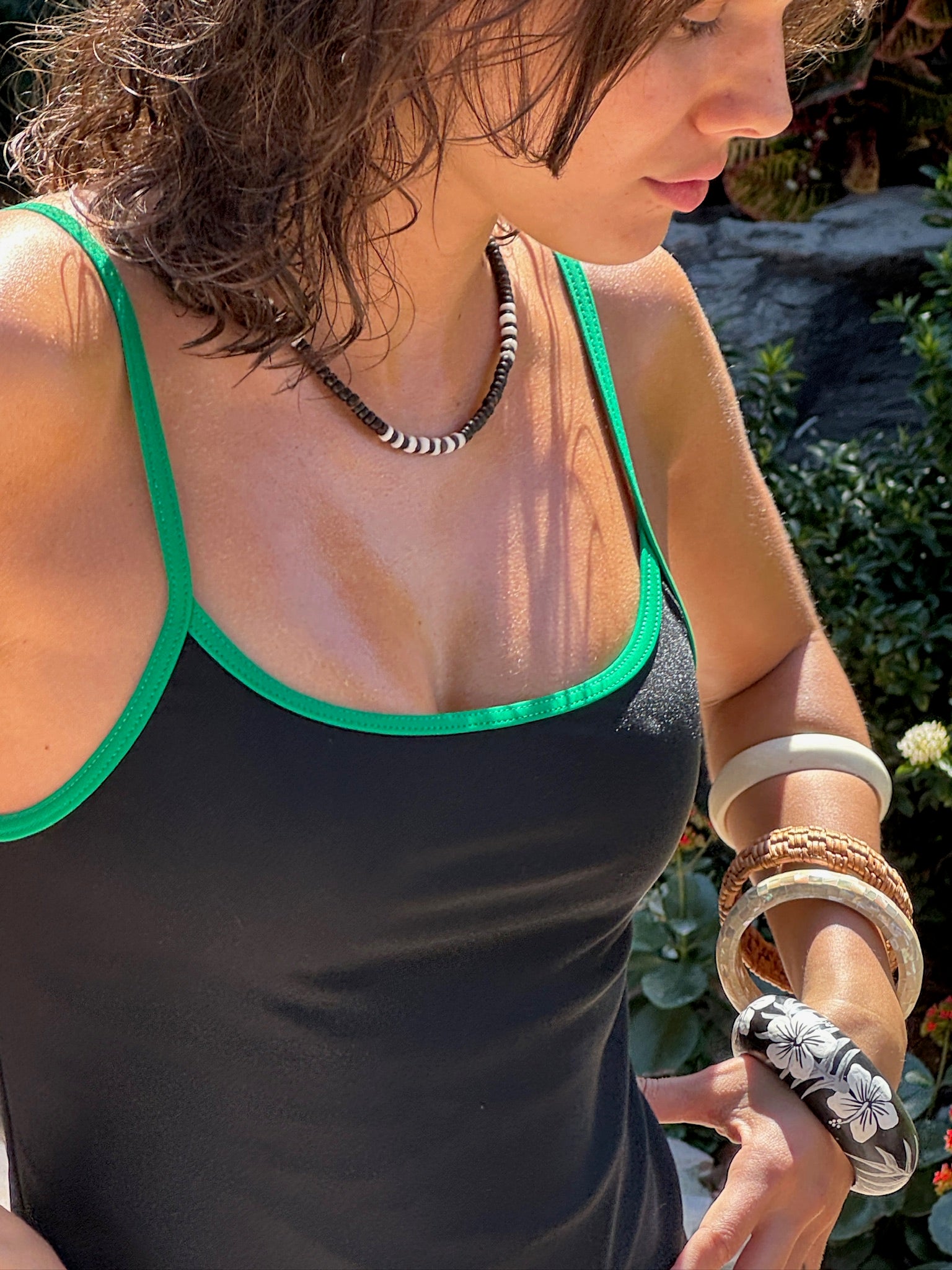 mila tank top / black