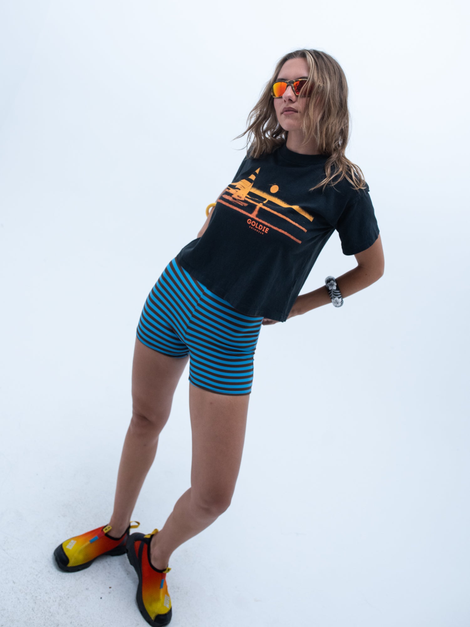 ginny short / baby stripe